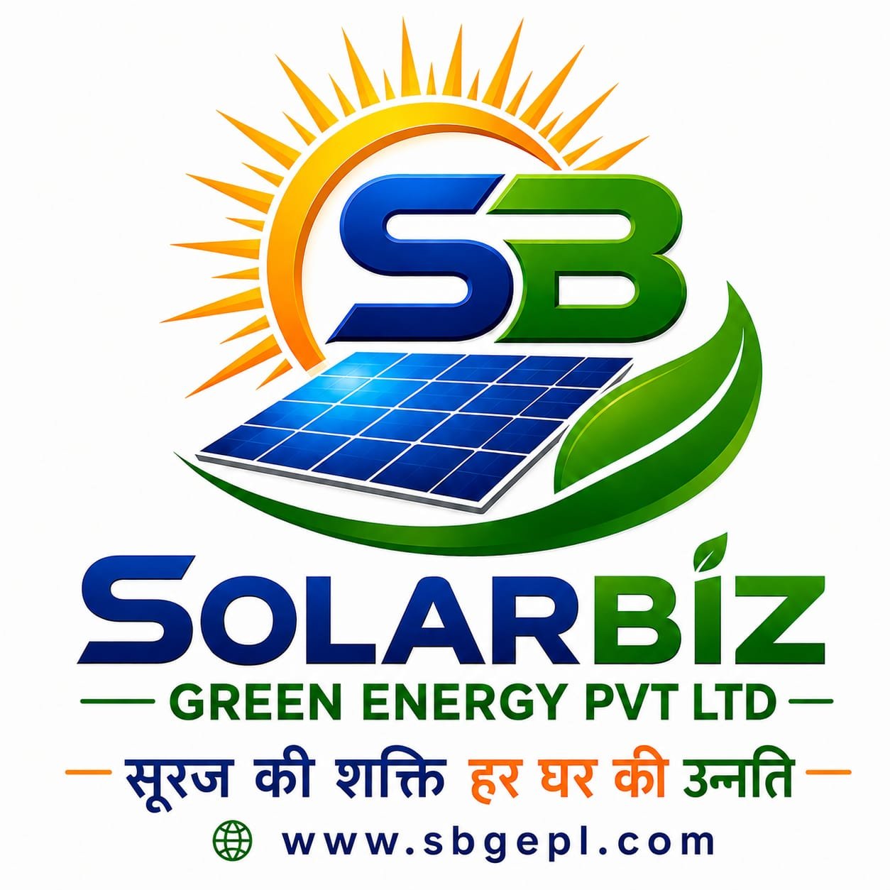 Solar Biz Green Energy team work